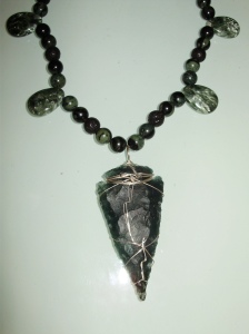My Spirit Essence Necklace with Arrowhead from Eric (Walking Flame)